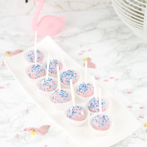 Flamingo Cakepops (10 stuks) - Sweet Vibes