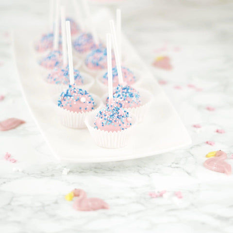 Flamingo Cakepops (10 stuks) - Sweet Vibes